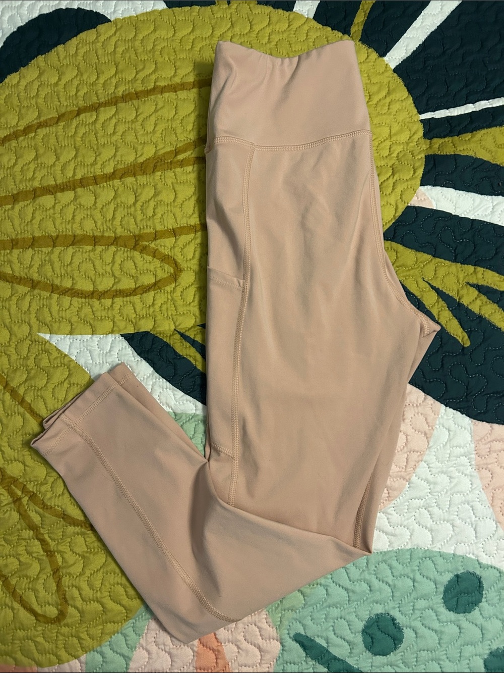 American Eagle Outfitters High-Waist Leggings in Pale Dusty Rose